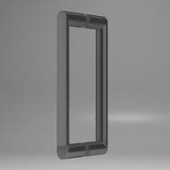 Душевой уголок Vincea Dice 1200x2000x1000 VSR-4D1012CLGM прямоугольная вороненая сталь — миниатюра 2