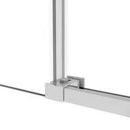 Душевой уголок Vincea Slim Soft 1300x2000x900 VSR-1SS9013CL прямоугольная xром — миниатюра 6