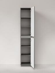 Шкаф-пенал SANCOS Folk Floor PFL35FES 350х350х1880 напольный, 2 дверцы, цвет: Ergraut soft