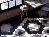 Декор KERAMA MARAZZI Буранелли (200х231) белый+черный NT\A208\SG2300 (шт.)