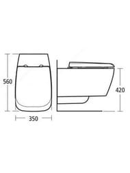 Сиденье и крышка Ideal Standard Lux VENTUNO с микролифтом T663801