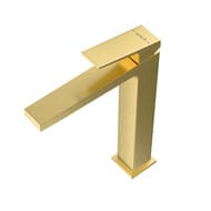 Смеситель для раковины Vitra Minimax Square однозахватный, золото браш. A4372425EXP