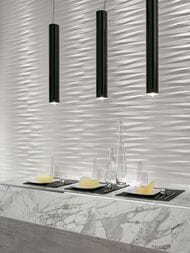 Плитка настенная Atlas Concorde 3D Wall Design Blade White Matt (400х800) белая, 8DBW (кв.м.)