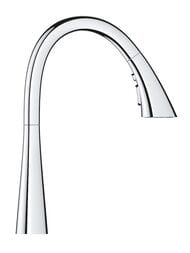 Смеситель Grohe Zedra 32294002 для кухни, выдвижной поворотный излив, хром