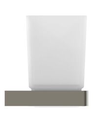Стакан с держателем Ideal Standard CONCA квадратный, серебро T4504GN