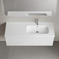 Тумба подвесная SANCOS Snob R 1.0 1195х445х406, 1 ящик, доводчик, Bianco ,SNR1.0120RW