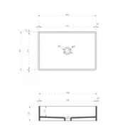 �������� ��������� ABBER Kristall 600x400x150 �������������, ������ AT2803Onyx