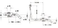 ����-������� DURAVIT ���������-�������� ��� ���� � ����������� ��������, ���� 792206000001000