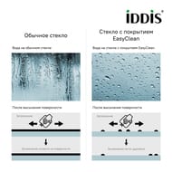 Душевое ограждение IDDIS Slide 1200х800х1950 прямоугольное, стекло прозрачное/черный SLI6BS28i23K