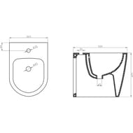 ���� ��������� BelBagno Marino 365�520�425 �������, ��������� ��� ���������, ����� BB105B