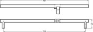 ������ ��� ���� Jacob Delafon Eo E8524-CP 767�� � ���������� ��� �����, ����: ����