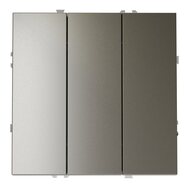 Выключатель трехклавишный Voltum S70 VLS030104, шелк