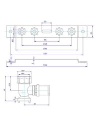 �����-����������� 2-�� �� �����. ������ VALTEC 16�1/2"� VTm.224.N.001604