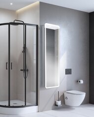 Зеркальный шкаф BelBagno MARINO 455х150х1600 подсветка, сенсор, 1 дверь SPC-MAR-450/1600-1A-LED-TCH