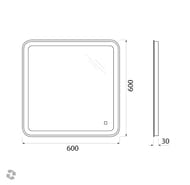 ������� BelBagno (600x30x600) � ���������� � ��������� ������������ SPC-MAR-600-600-LED-TCH