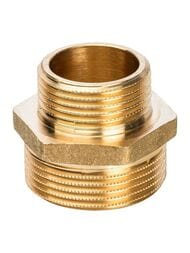 Ниппель STOUT 1.1/4"х3/4"НН, переходной, латунь,  SFT-0003-011434