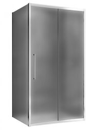 Душевой уголок ABBER Schwarzer Diamant AG30150MH-S70M (1500х700х1950) стекло 6мм матовое/хром