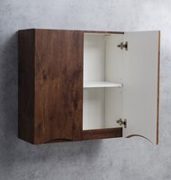 Шкаф подвесной BelBagno FLY-MARINO (700х750х300) 2 дверцы Rovere Moro FLY-MARINO-700-2A-SC-RW-P