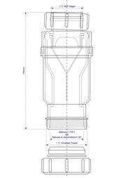 ������� ������ McAlpine MACVALVE � ����� ������� ��=40, �����-������, MRNRV40
