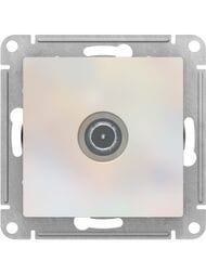 Розетка Systeme Electric ATLASDESIGN TV оконечная 1DB механизм жемчуг ATN000491