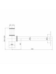 Сифон для раковины ABBER AF0032 хром