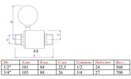 �������� ��������-������������ ������� 1/2"  VALTEC, VT.084.N.04