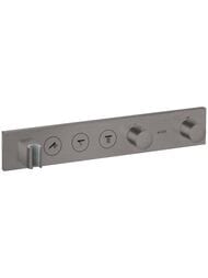 Смеситель Axor ShowerSelect 18356340 для душа, встраиваемый, термостат, 3 выхода, шлиф.черный хром