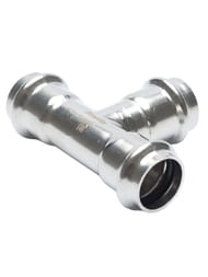 Тройник пресс Franta 42х42х42мм, нержавеющая сталь SUS 304, V10420000