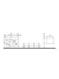 Тумба под умывальник Duravit Ketho 800х480х385 подвесная, 2 ящика, базальт мат. KT645304343 — изображение 3