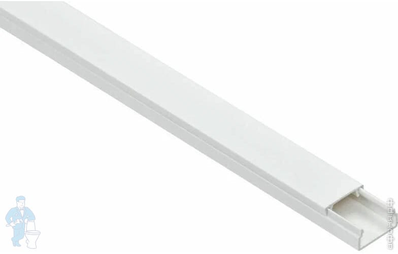 Кабель-канал IEK ЭЛЕКОР 20x10 белый (2 метра) CKK10-020-010-1-K01 ...