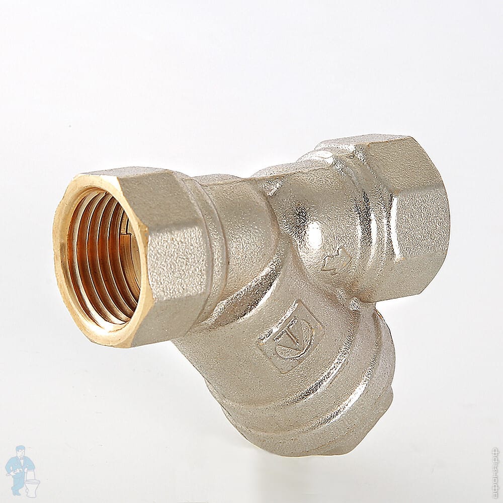 Фильтр косой VALTEC VTm 1/2\"ВВ никель VT.192.N.04 | Афоня.рф, цена 291 руб.