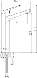 ��������� ��� �������� Cersanit FLAVIS 63038 �������, ������������, ����
