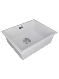 Мойка LUMI 55UNI, IT-GRANIT, LU55-WH, белый, 555х460, Paulmark