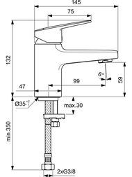 ��������� ��� ����������� Ideal Standard Ceraplan BD200AA �������������, ��� ������� �������, ����