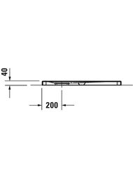 ������ ��������� Duravit Tempano 800�800�40 720187000000000