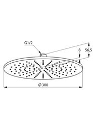 ������� ��� KLUDI A-QA DN15 ������� 300��, �������, ������ ������� 6433087-00