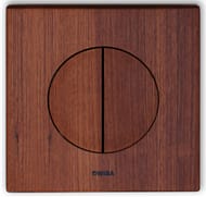 Уценка!Клавиша слива WISA XS Teak дерево, двухрежимный смыв 3/6л 8050.421200 - уценка. — миниатюра 1