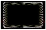 Уценка!Зеркало для ван/комнаты Dubiel Vitrum Венеция (1200х750) с LED-подсветкой с эффектом туннеля