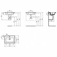 �������� Ideal Standard STRADA II Vanity 64 �� (640�460�180) � ���������� ��� ��������� T299101