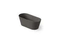 Ванна отдельностоящая Dea Design DD8606 1600 5 (1600х700х580), овальная, слив-перелив, д/к, графит