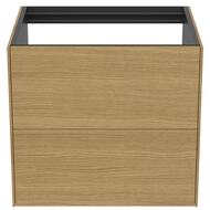 Тумба под раковину Ideal Standard CONCA (600x505x540) 2 ящика, шпон светлый орех T4355Y6