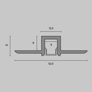 ����������� ������� �������. Maytoni Led Strip �������� ������� 53�13, �������, 2 �, ALM-5313A-S-2M