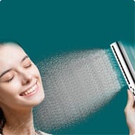 Ручной душ AQUAme микрофон 225 мм, 4 режима, слайдер, материал - сталь, цвет хром AQM8505CR