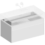 Тумба под раковину KERAMA MARAZZI TECNOLOGICA Logica подвесная с ящиками, 868х460х403, белый LOG.90.2\WHT