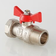 Кран шаровый 3/4"ВН VALTEC BASE с накидной гайкой VT.260.N.0505