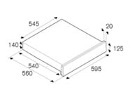 ���� Bertazzoni (595�140�540) ������������, ��� ����������� �����, ���� WD60C