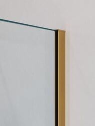 Душевой уголок CEZARES SLIDER (800-900х1000х1950) стекло прозрачное/профиль брашированное золото — изображение 7