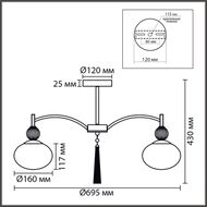 ������ �� ������ Lumion Neoclassi Gloriya 8272/5C, ������