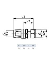 ���������� ������ TECElogo 16 � 3/4"�, � �������� ������, ������ 8733202