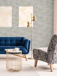 Обои виниловые на флизелине Marburg Natural Opulence 33254 (0,7х10,05) штукатурка, серые (рул.)